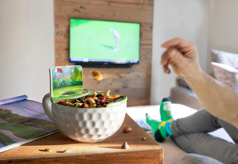 MAX'IS Golf Mug suits kids and adults alike for fun tea, cocoa, or coffee.