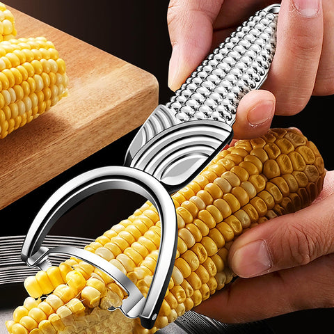 MAXJOY cob-stripper kernel-removal delivers clean, uniform kernels in one motion.