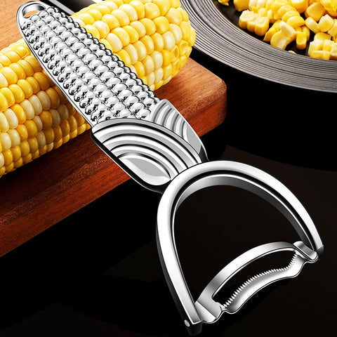 MAXJOY corn-peeler ergonomic-handle provides comfortable grip during use.