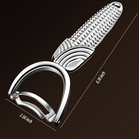 MAXJOY corn-peeler for fresh corn enables fast, clean stripping.
