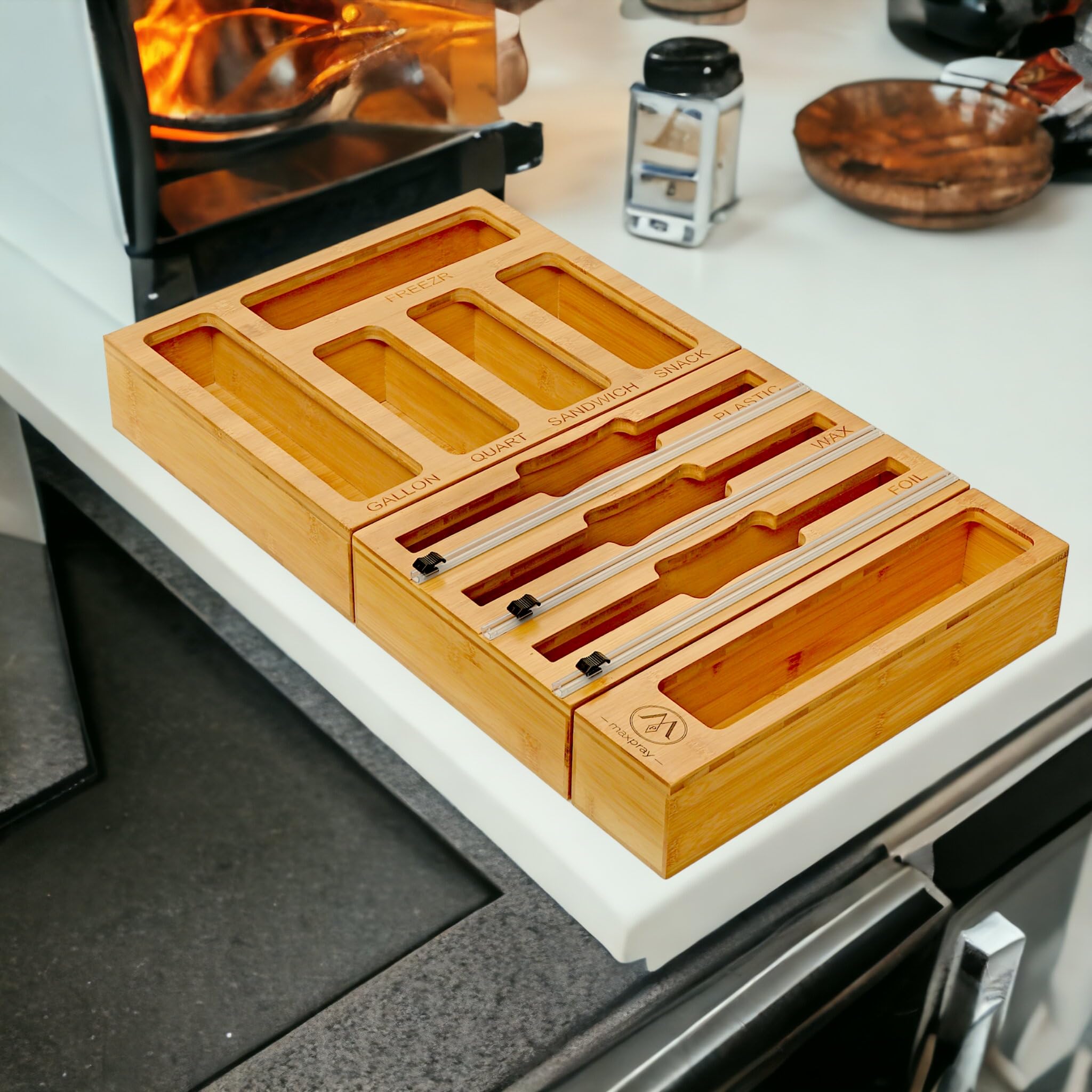 Maxpray compact drawer storage setup for neat space