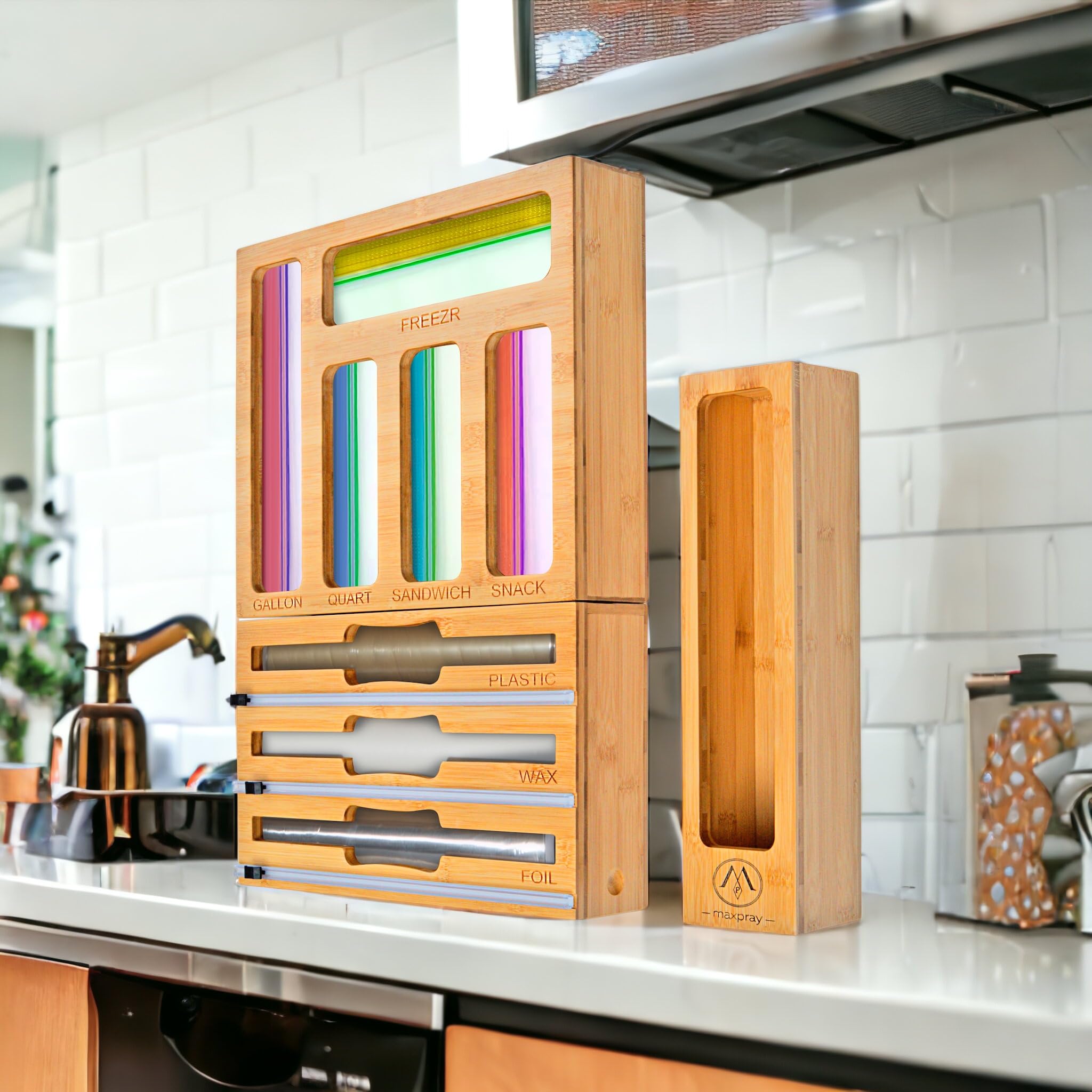 Maxpray eco-friendly bamboo construction adds warmth to kitchen