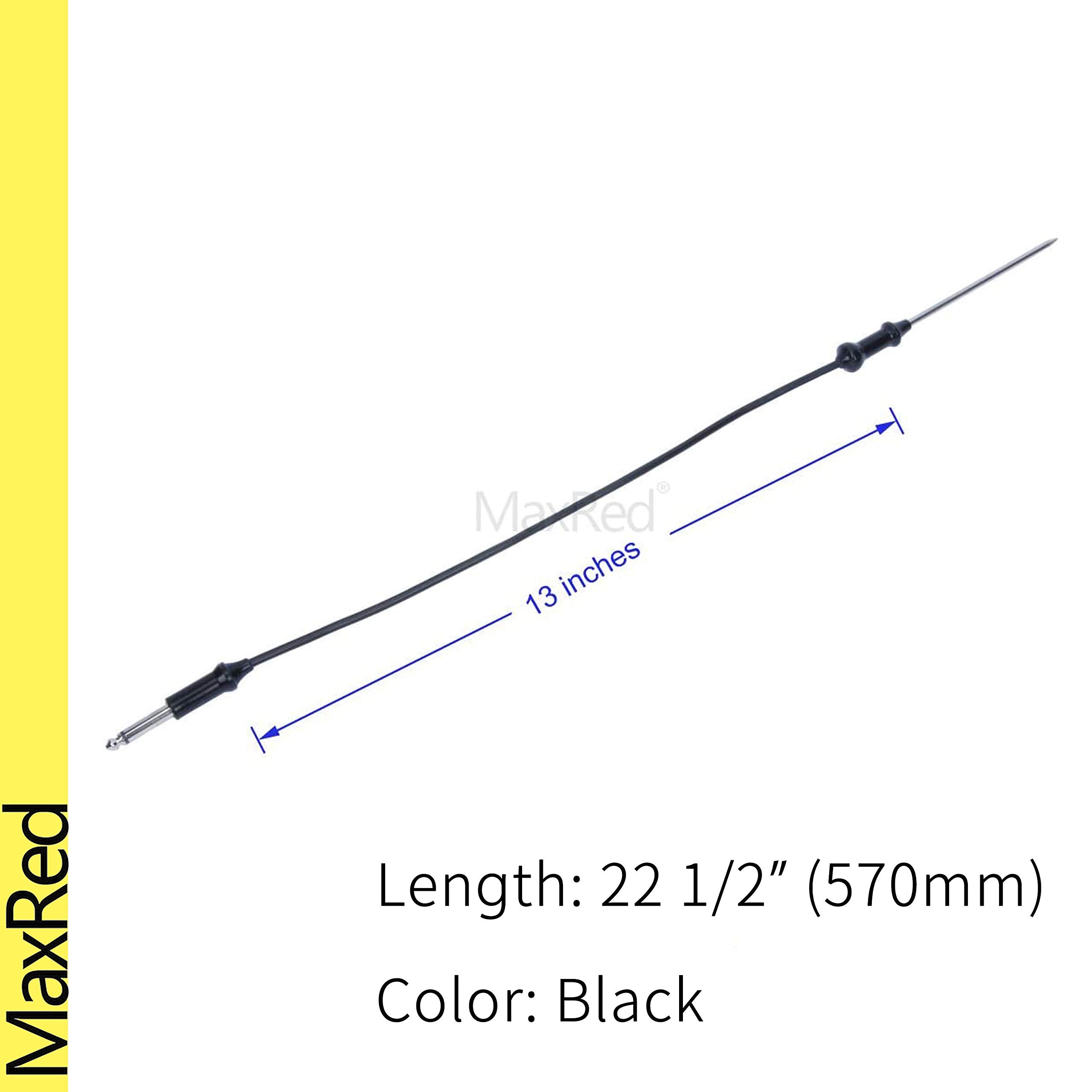 MaxRed silicone-coated meat probe improves safety and easy cleaning.
