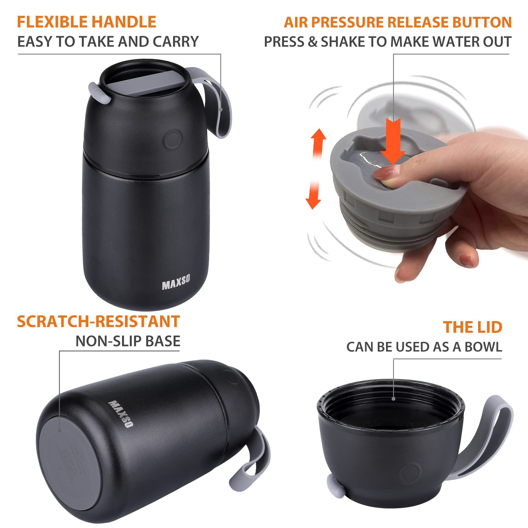 MAXSO lunch-ready use in bags for kids and adults