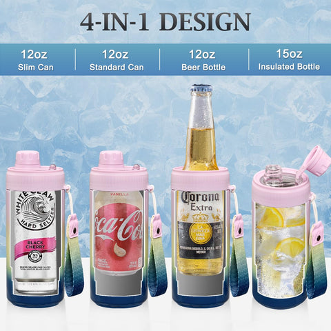 MAXSO Sealed Can Cooler no-sweat design prevents condensation on cold drinks