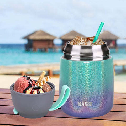 MAXSO Wide-Mouth opening makes filling and cleaning easy.