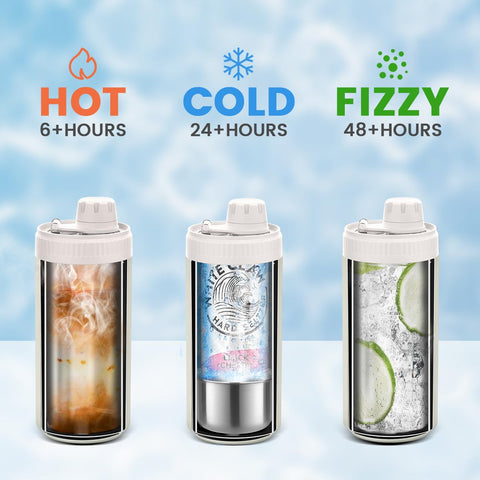 MAXSO fits 12oz regular cans for convenient on-the-go hydration