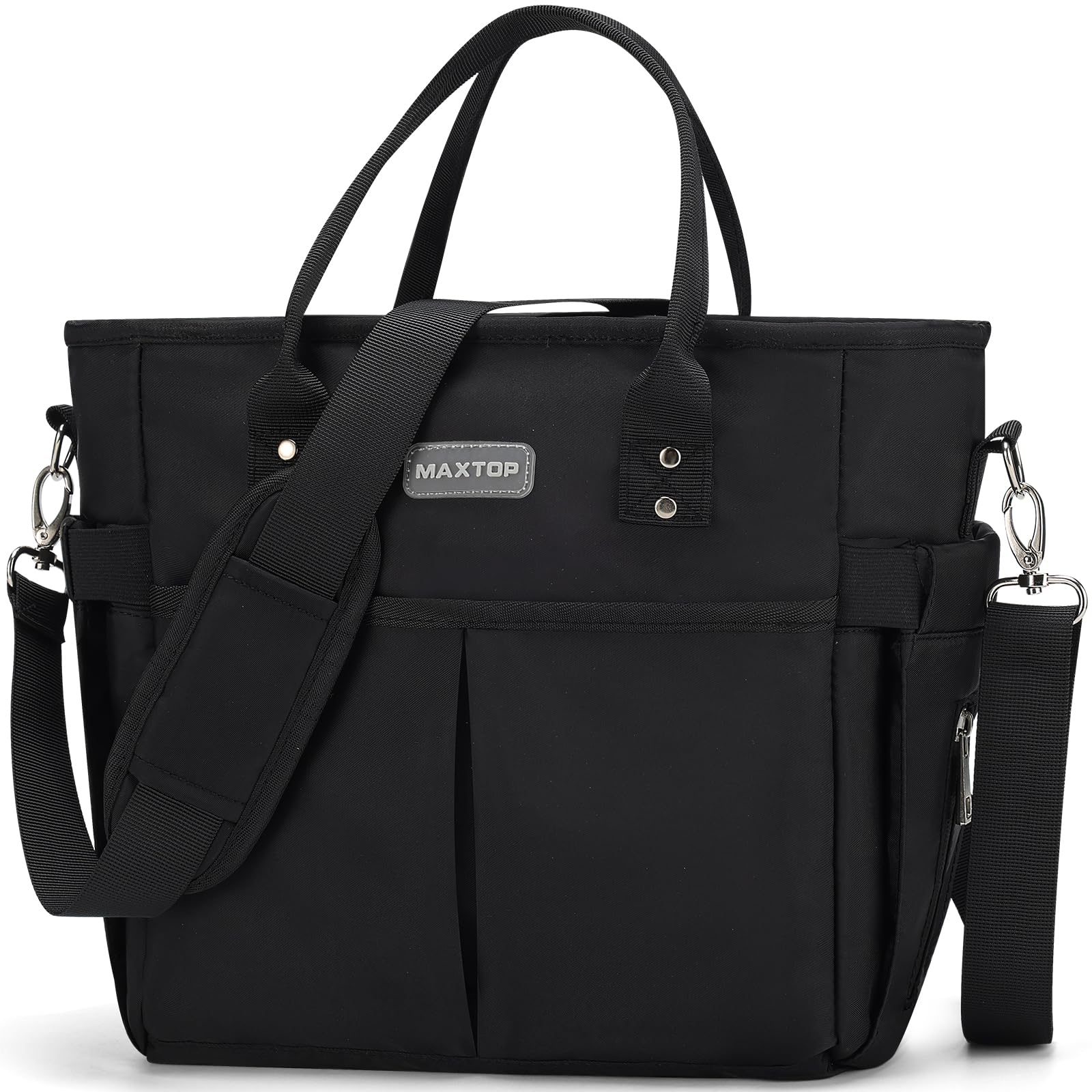 MAXTOP lunch bag with wide open pocket for quick access at work.