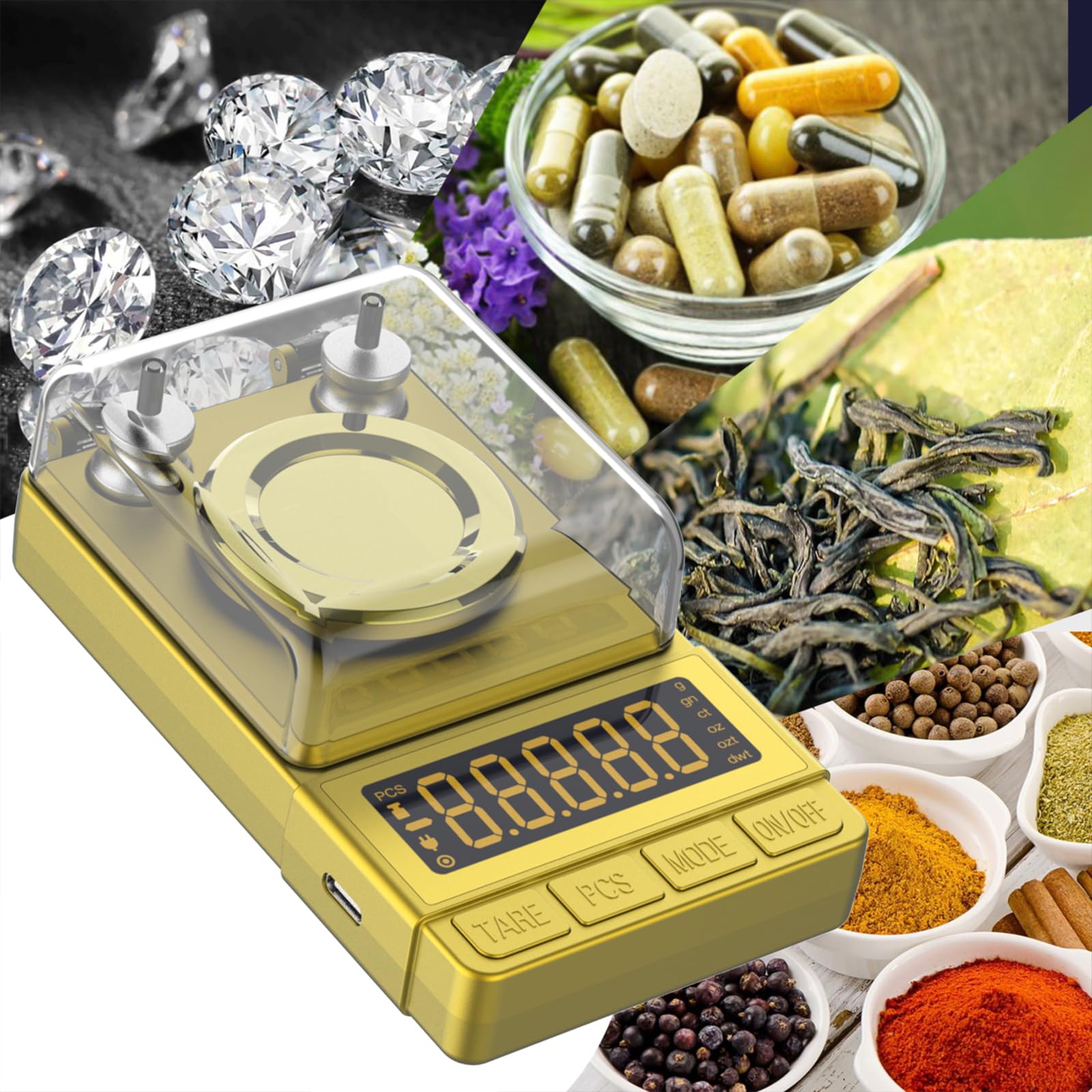 Compact portable MAXUS scale fits small workspaces for on-the-go weighing
