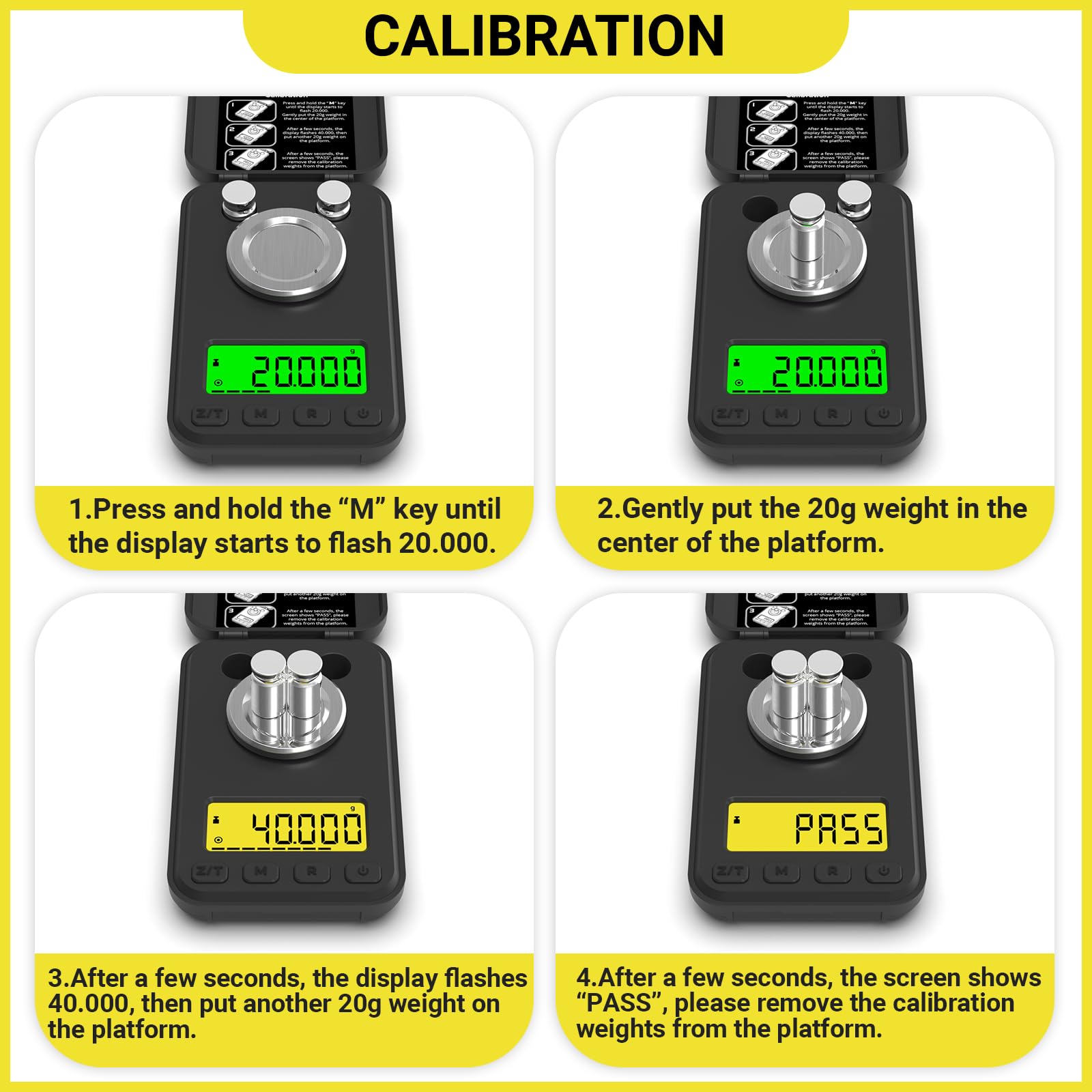MAXUS Reloading Scale compact design fits small desks and workspaces