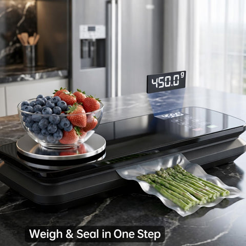 MAXVINI 90KPa dual-pump system delivers fast, airtight vacuum.
