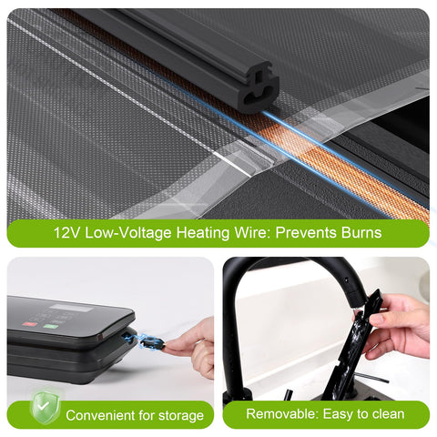 MAXVINI automatic one-touch operation keeps sealing effortless.