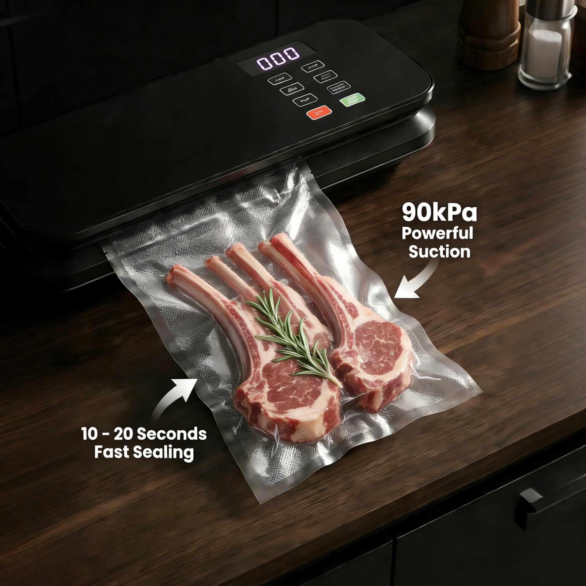 MAXVINI starter kit included for immediate use with bags and roll.