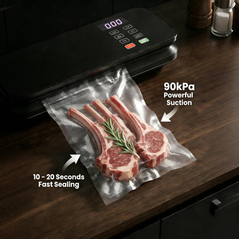 MAXVINI starter kit included for immediate use with bags and roll.