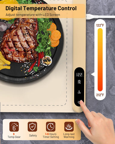 MAXXHEAT graphene heating panel delivers rapid, uniform heat for buffet setups