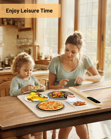 MAXXHEAT premium silicone surface is durable and easy to wipe clean after use