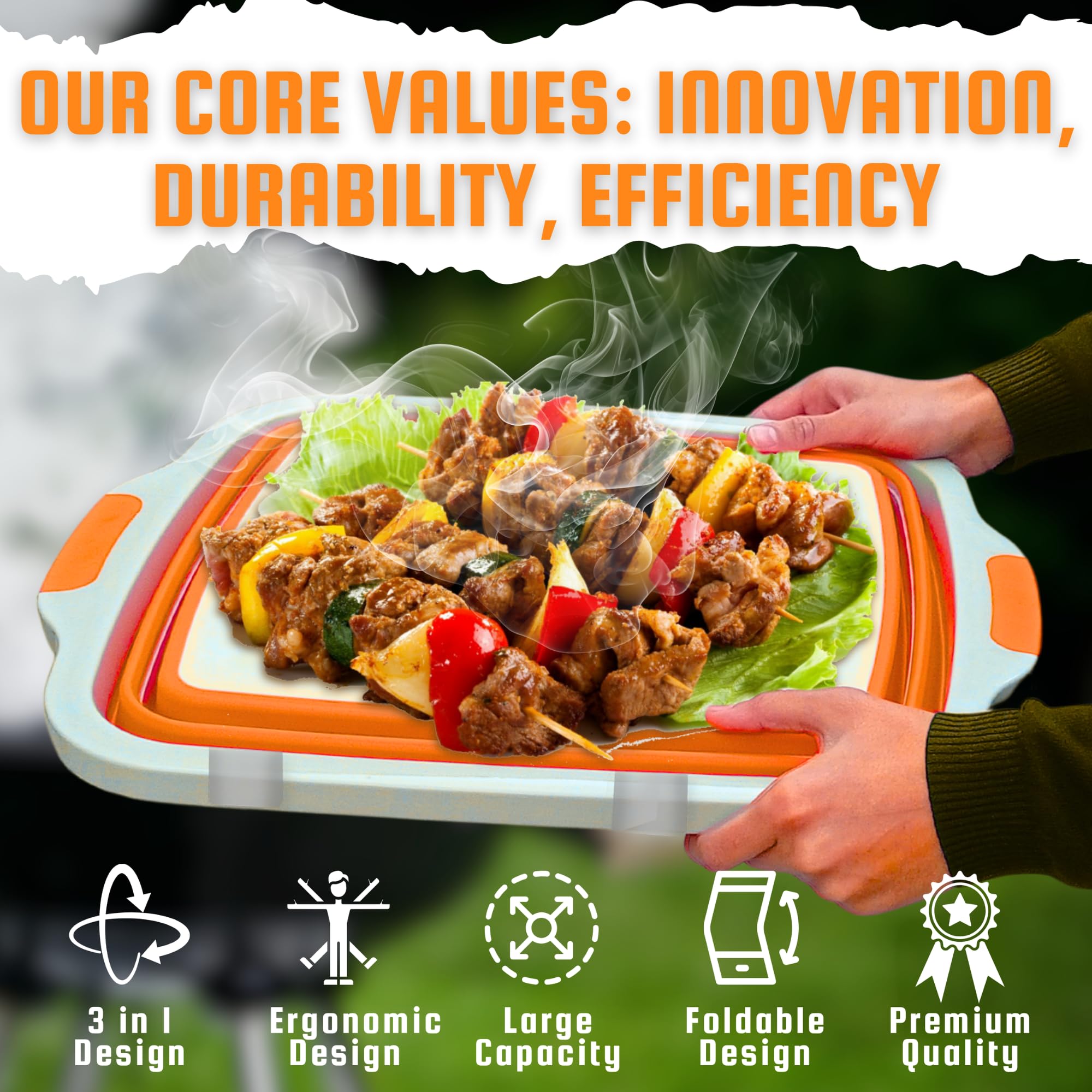 MAYALEAD easy-cleaning design reduces post-grill cleanup time.