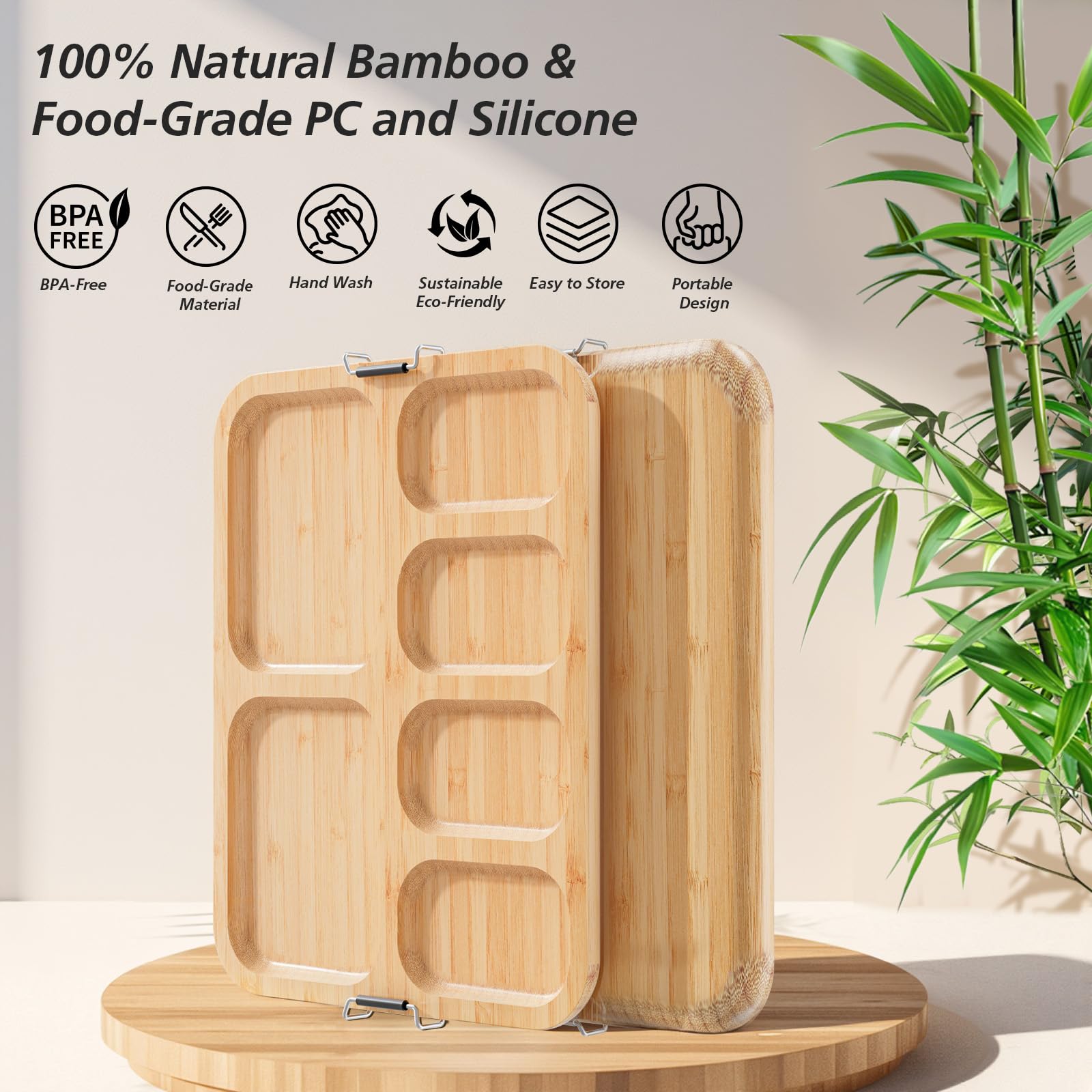 MAYELM bamboo surface highlighting natural resilience and texture