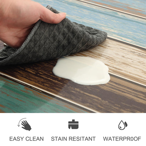 MAYHMYO anti-fatigue kitchen mat with quick-rebound surface supports standing tasks.