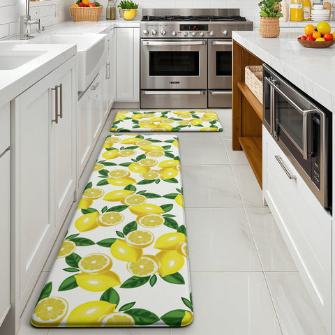 MAYHMYO lemon mat keeps spaces neat with simple wipe clean routine
