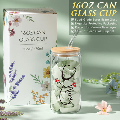 MAYICIVO 2.8oz scented candle offering a calming aroma after shifts