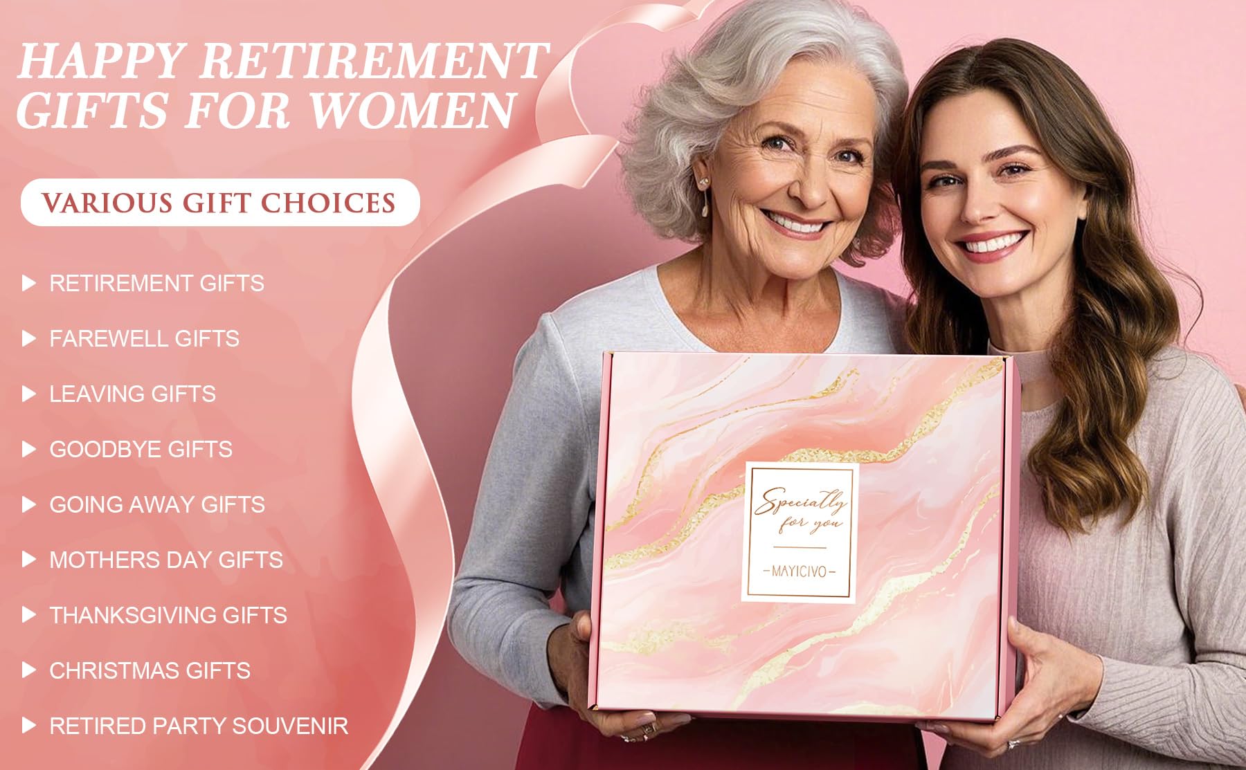 MAYICIVO 20oz insulated tumbler—keeps beverages cold or hot.