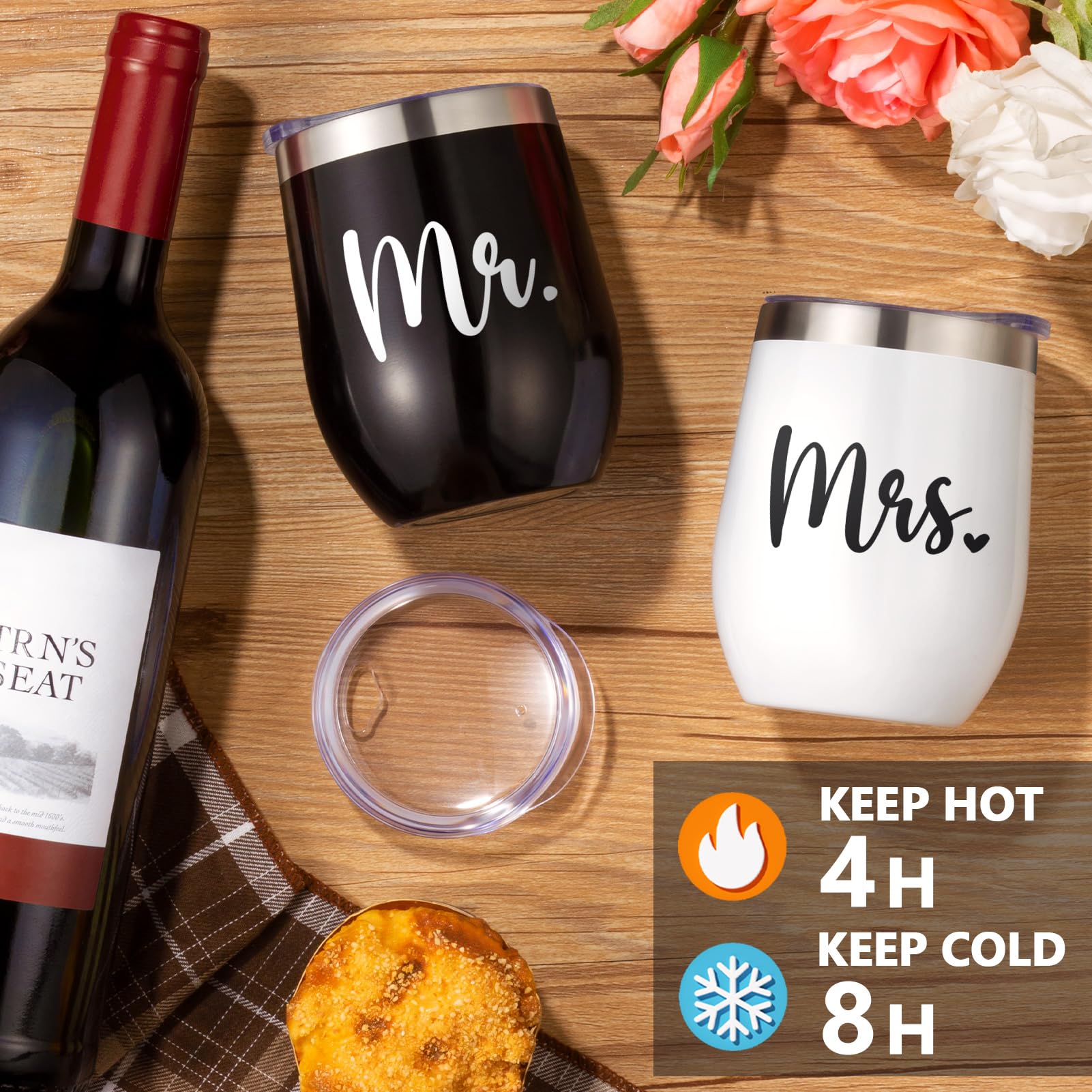 MAYICIVO heart-shaped stopper seals freshness with romance.