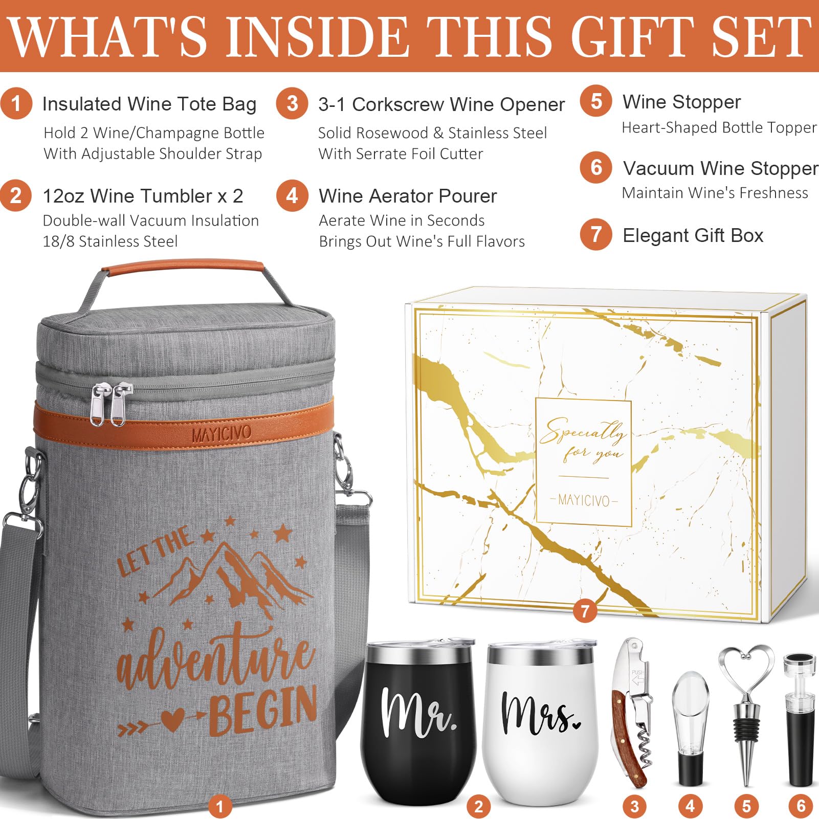 MAYICIVO insulated wine tote bag preserves bottles during picnics.