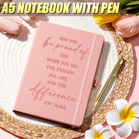 MAYICIVO notebook with PU leather cover for daily notes.