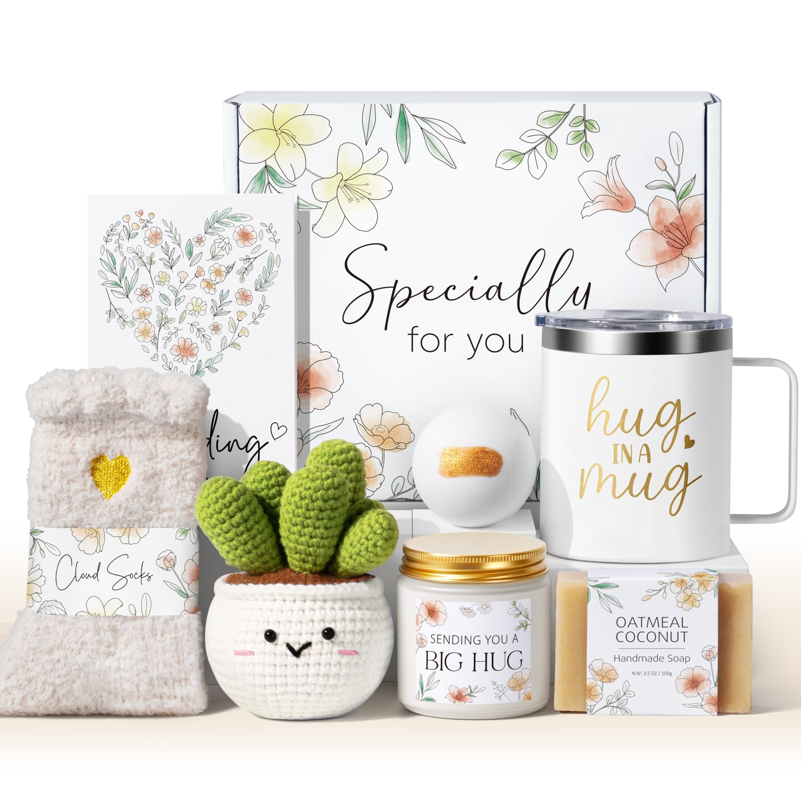 Mayicivo self-care gifts basket unboxing shows a thoughtful birthday surprise for her