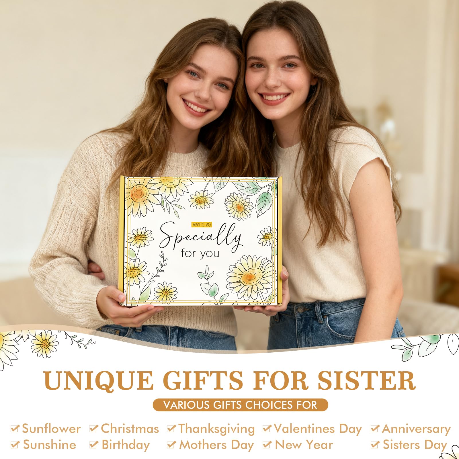 MAYICIVO vanilla coconut candle fills a room with cozy fragrance