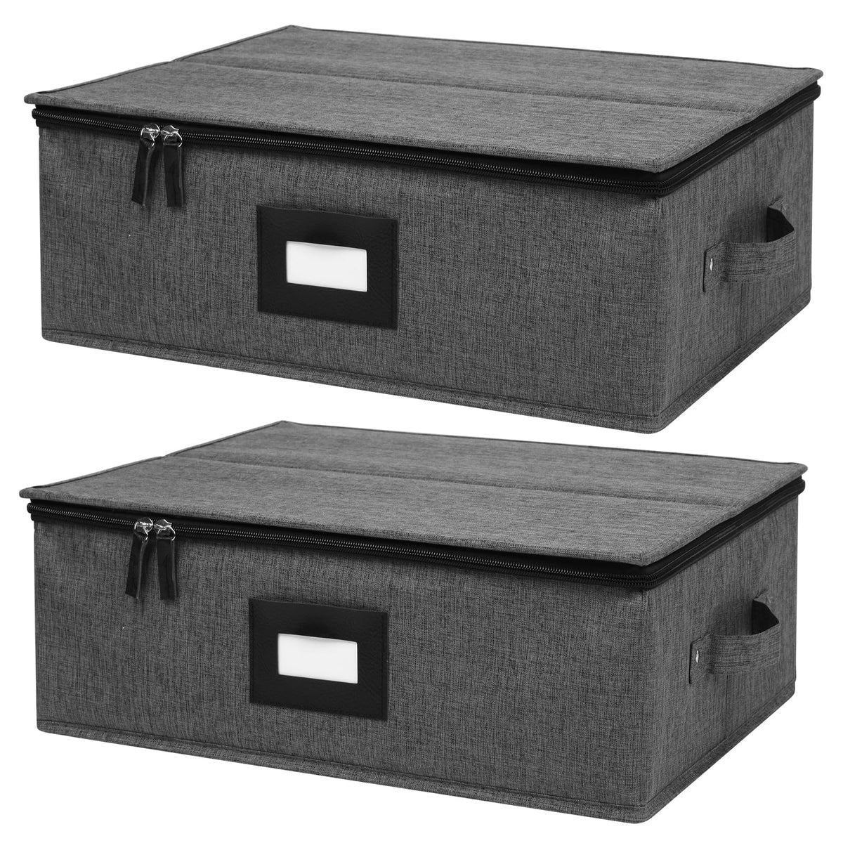 Mayniu cup and mug storage box with 12 compartments for organized kitchen shelves