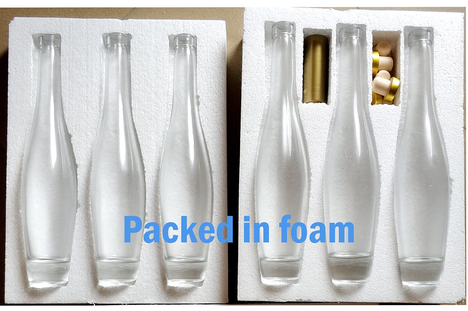 MAYPINK recyclable glass bottle suitable for food storage and eco-friendly use.