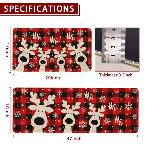 Two Maytycroo rugs in 17x47 and 17x29 for versatile kitchen coverage