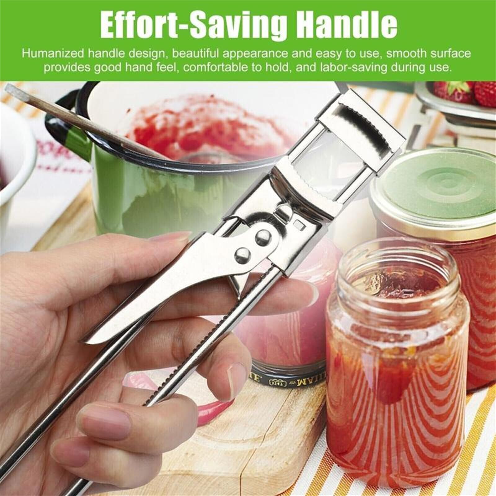 MayzainAMZ opener designed for arthritis-friendly, easy lid opening.