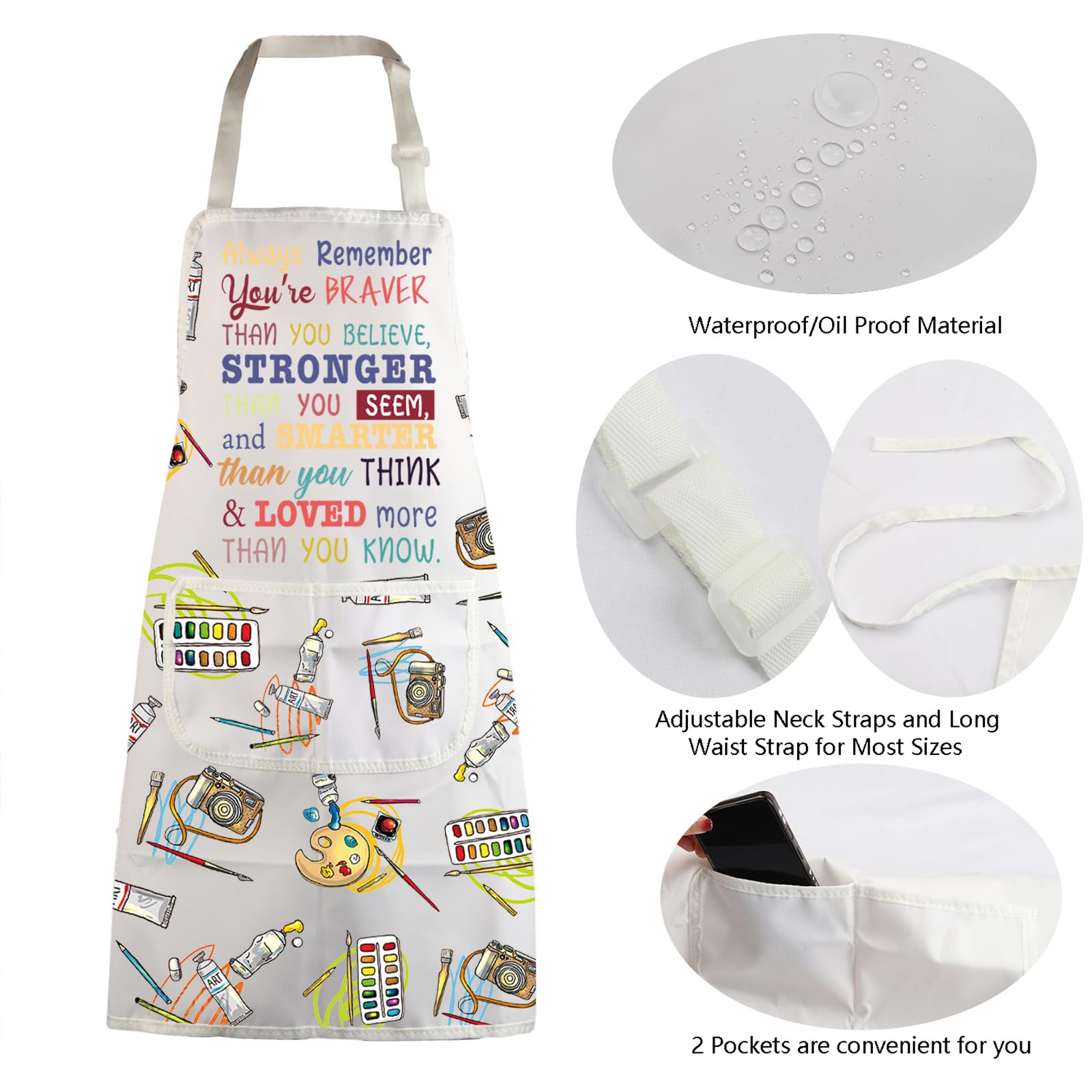 MBMSO Braver Art Apron ideal for kitchen and studio tasks