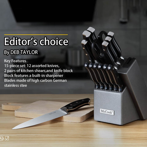 McCook 5-inch Santoku with sharpener delivers nimble, versatile slicing and dicing