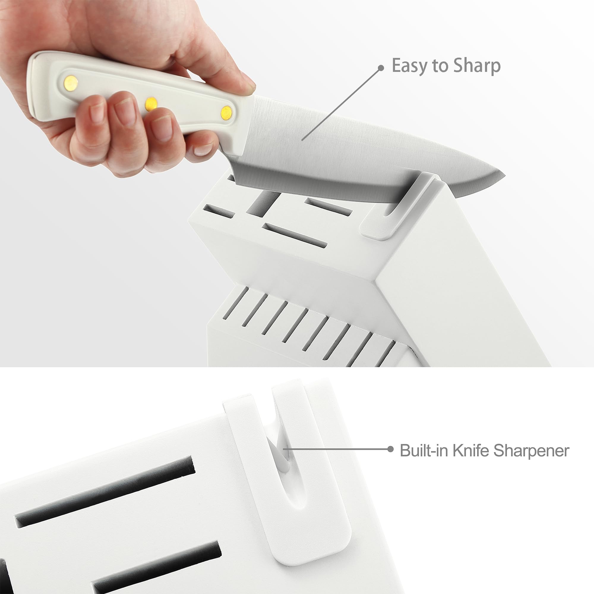 McCook 7-inch santoku knife closeup showing versatile all-purpose performance.