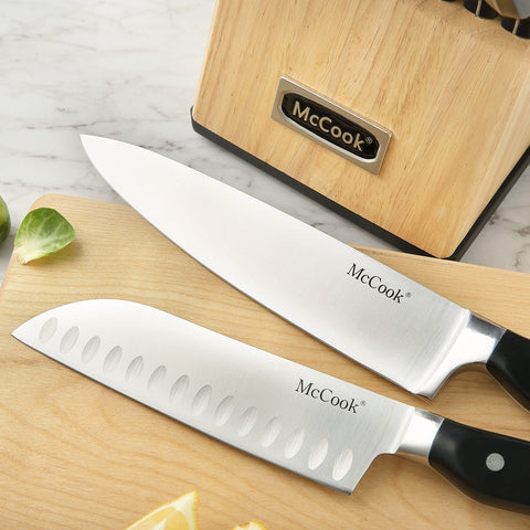 McCook 7-inch Santoku knife great for chopping and mincing