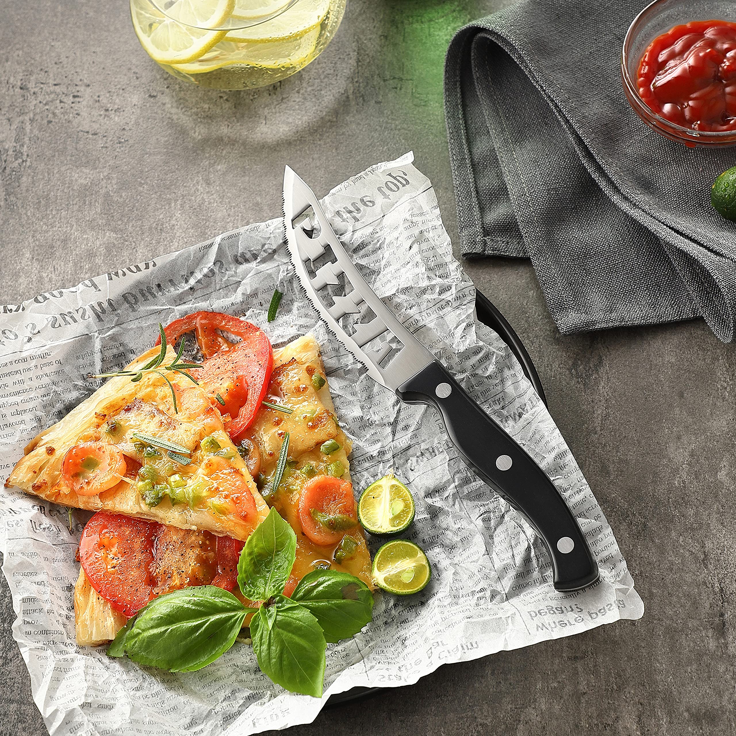 McCook bread knife with serrated edge handles crusts smoothly.