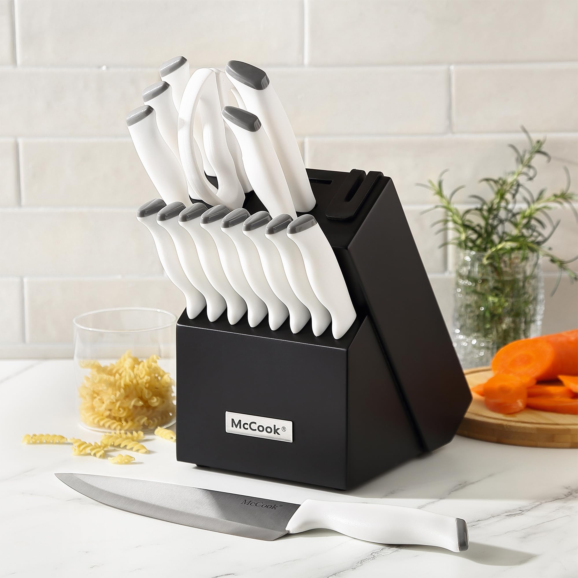 McCook kitchen shears and measuring spoons for versatile prep tasks.