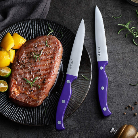 McCook MC27 3-inch paring knife for peeling and trimming fruits.