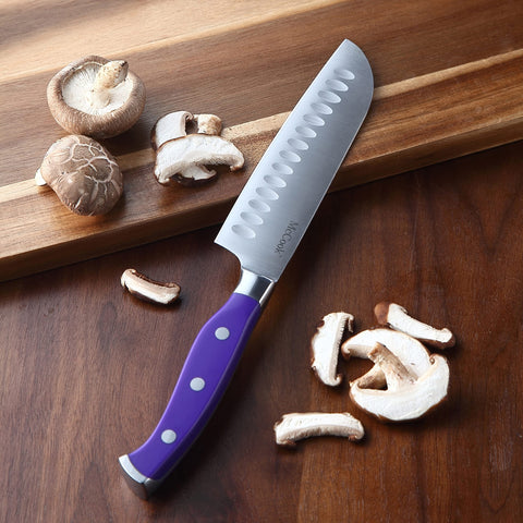 McCook MC27 kitchen shears included for quick snips and herb preparation.