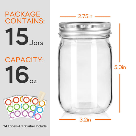 McUpper 24 decorative labels included for quick organization and gifting