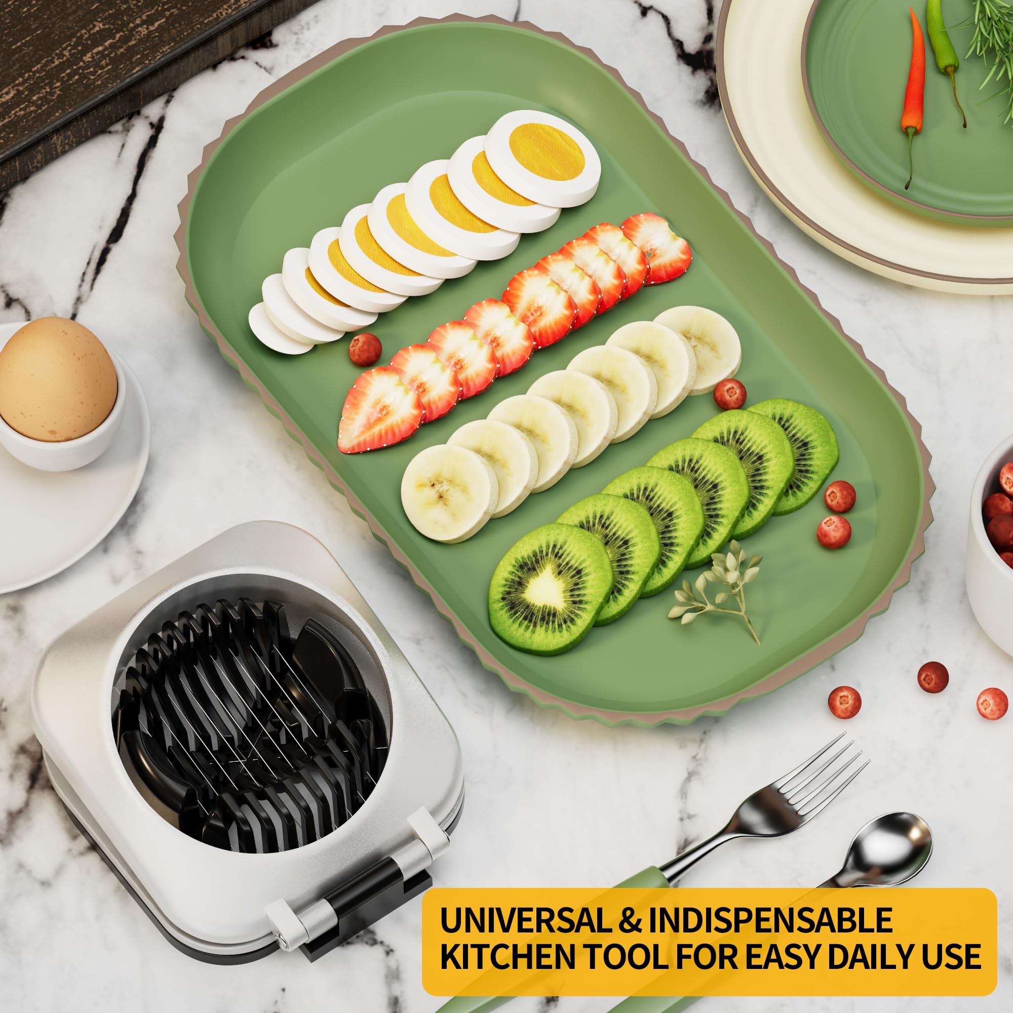 MCIJRJOI soft fruit slicer handles mushrooms and soft cheeses precisely