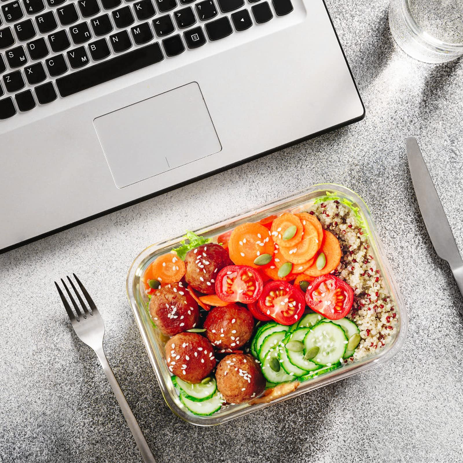 MCIRCO dishwasher-safe storage for easy cleanup