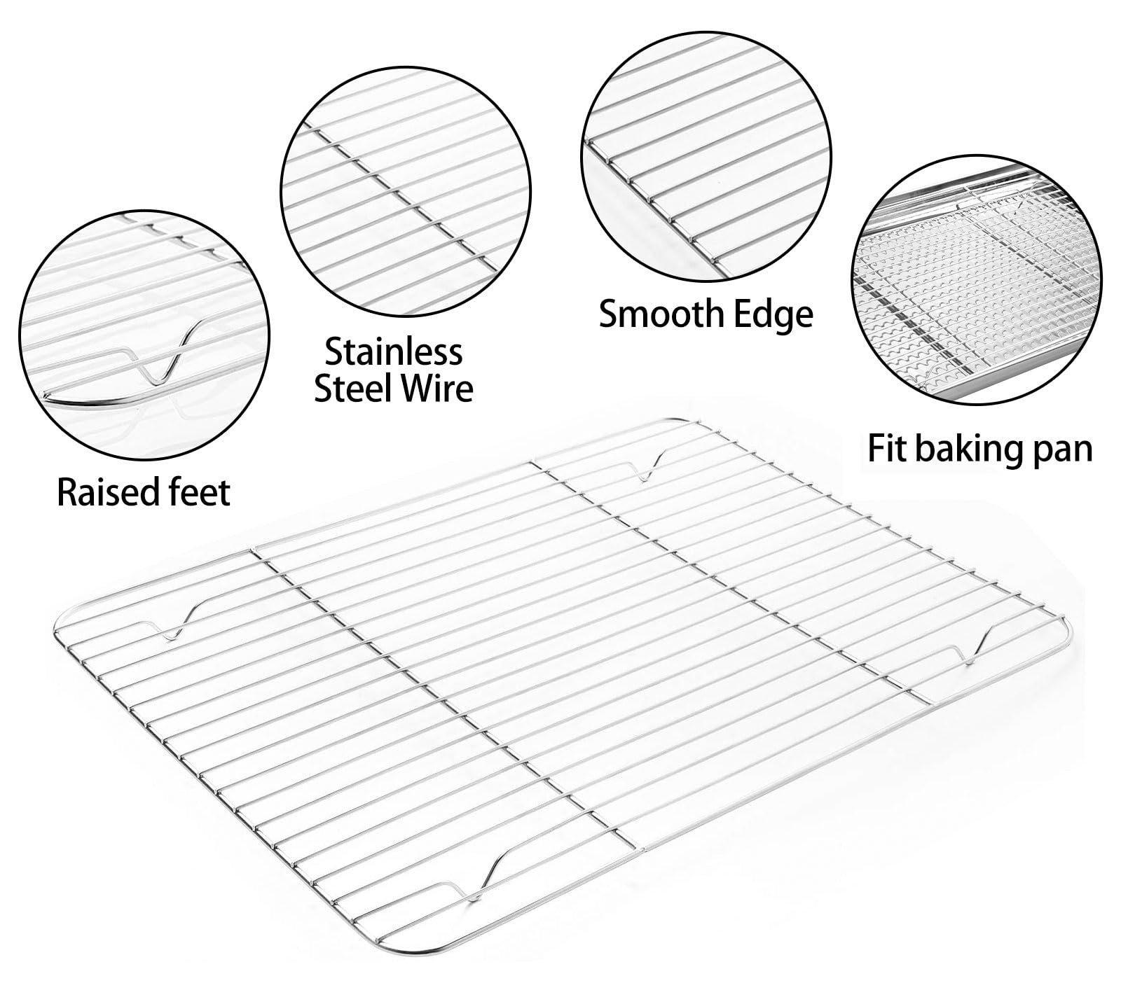 MCIRCO set of three baking sheets simplifies roasting multiple batches