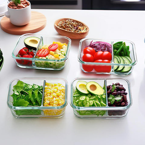 M MCIRCO stackable design saves fridge and cabinet space for easy organization.