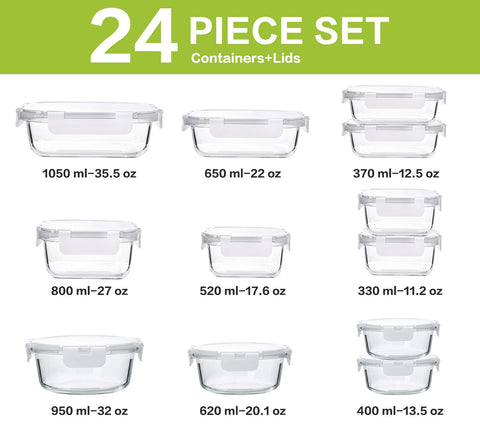 MCIRCO clear borosilicate glasses stacked to save space
