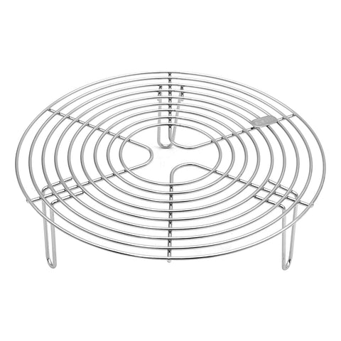 MDEOOSKY round steamer rack enables efficient steam cooking in pots.